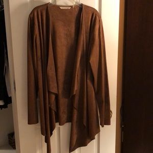 Faux suede jacket/cardigan